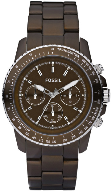 Watch strap Fossil CH2746 Stainless steel Brown 22mm